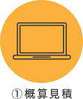 ①概算見積